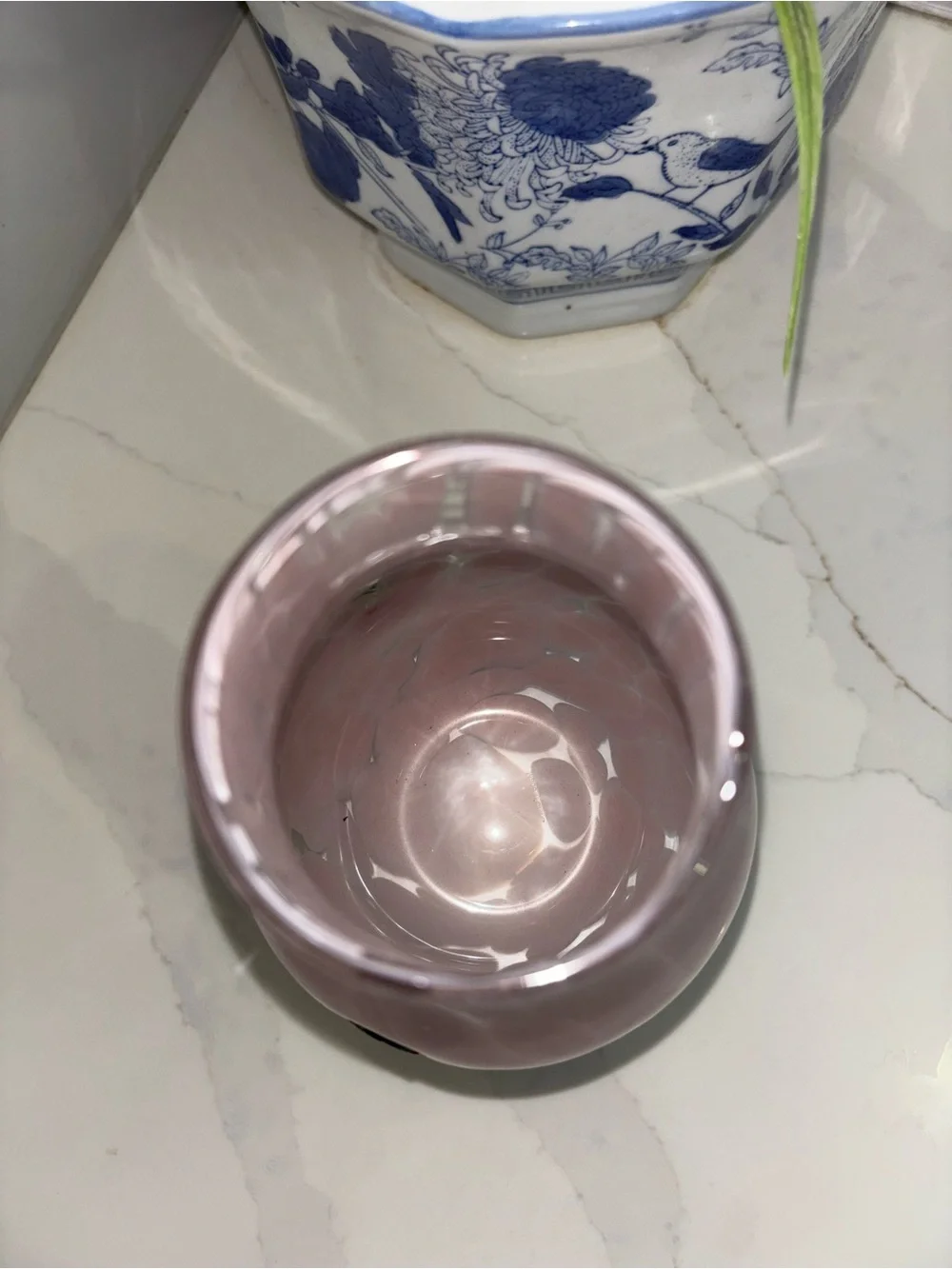 Anthropologie Valentines Icon Confetti Glass Vase Cherry Pink HTF Rare Limited E